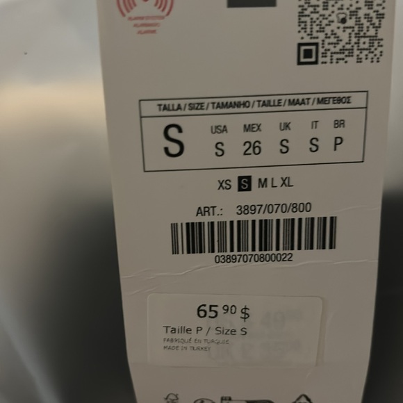 Zara  black and white dress - Picture 6 of 6